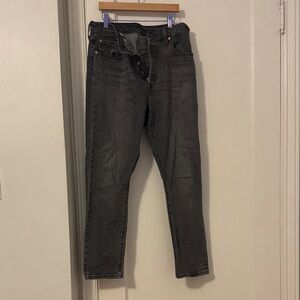 Levi’s dark gray 501 S Premium Skinny Jeans, size 29